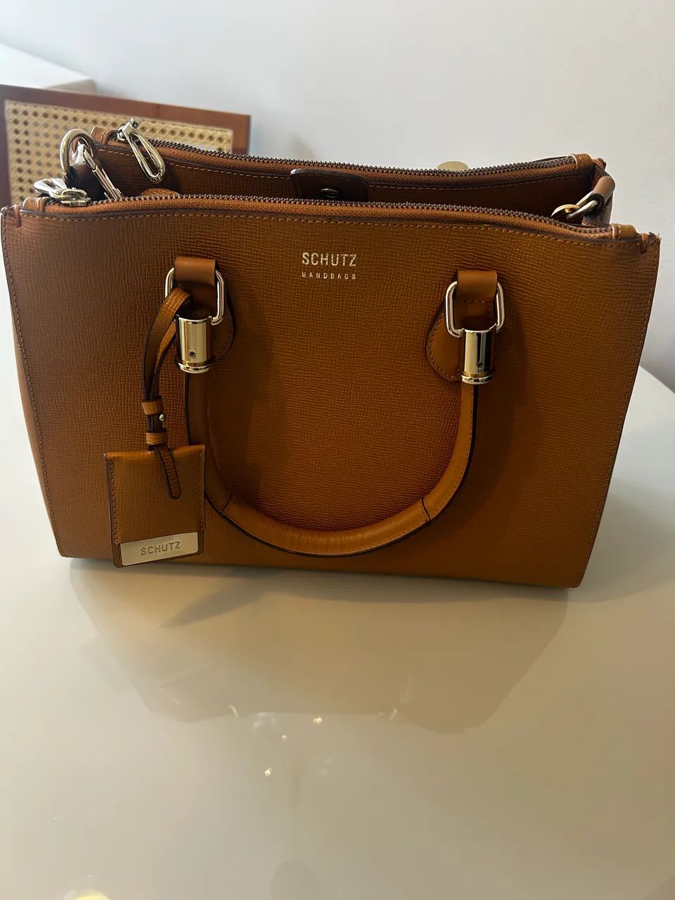 Bolsa da Schutz caramelo  - Foto 3