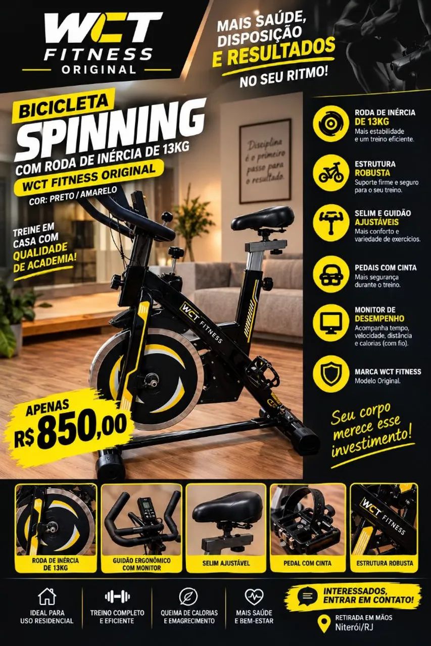 Bicicleta Spinning - Foto 5