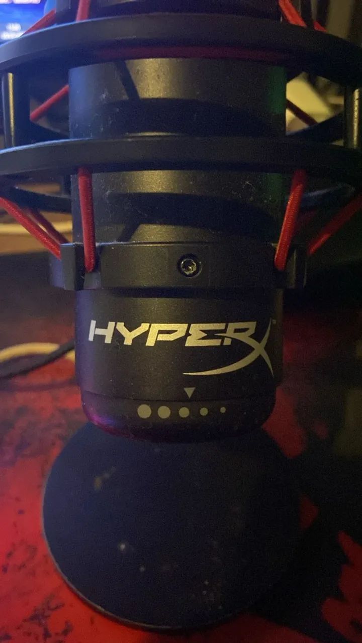 Microfone Condensador Gamer HyperX QuadCast USB - Foto 4