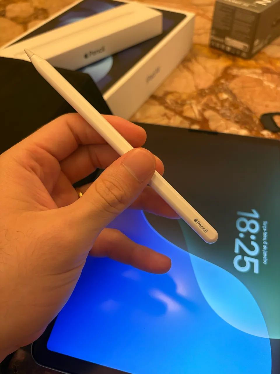 iPad Air 5º 256g Blue + Apple Pencil 2ª Geração - Tablets e E