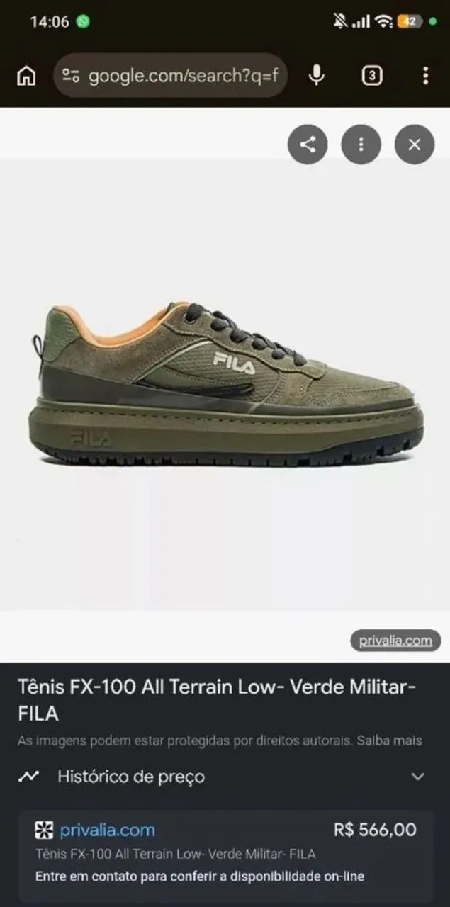 Fila Fx100 , zeroooo - Foto 3