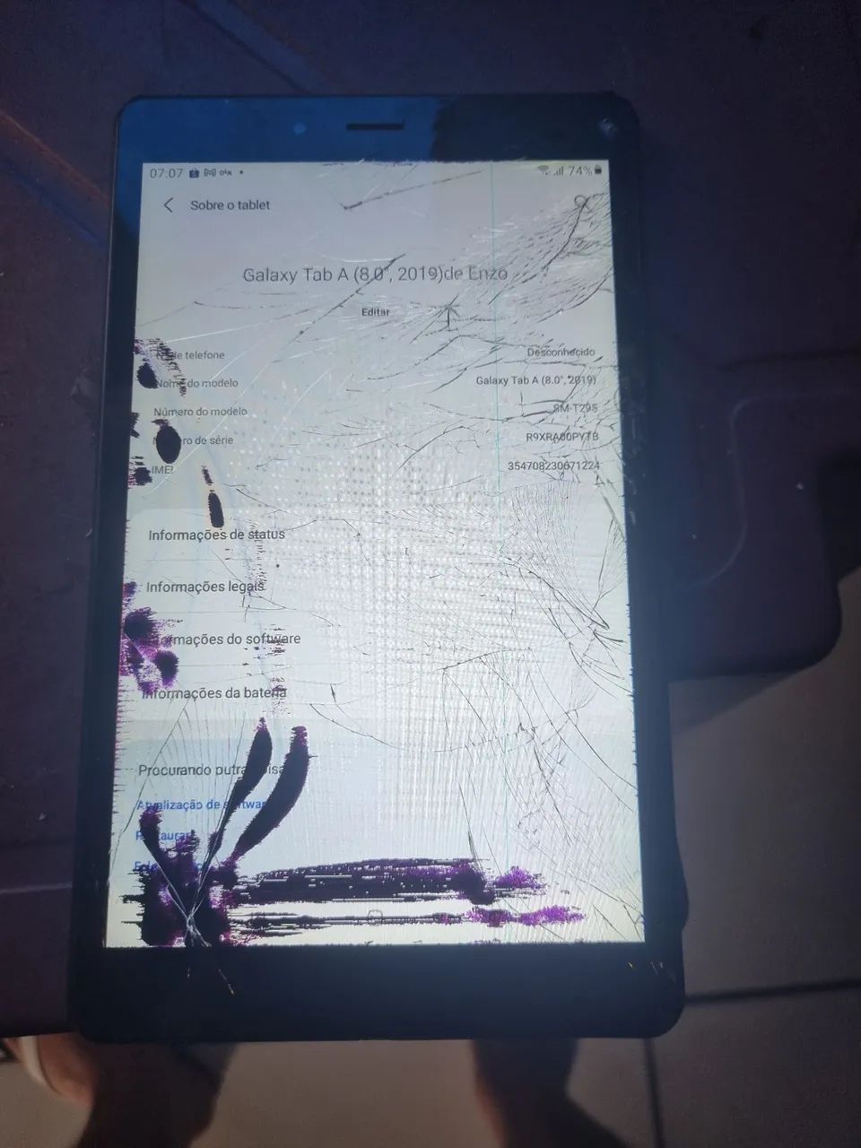 Tablet galaxy tab A (8.0,2019)