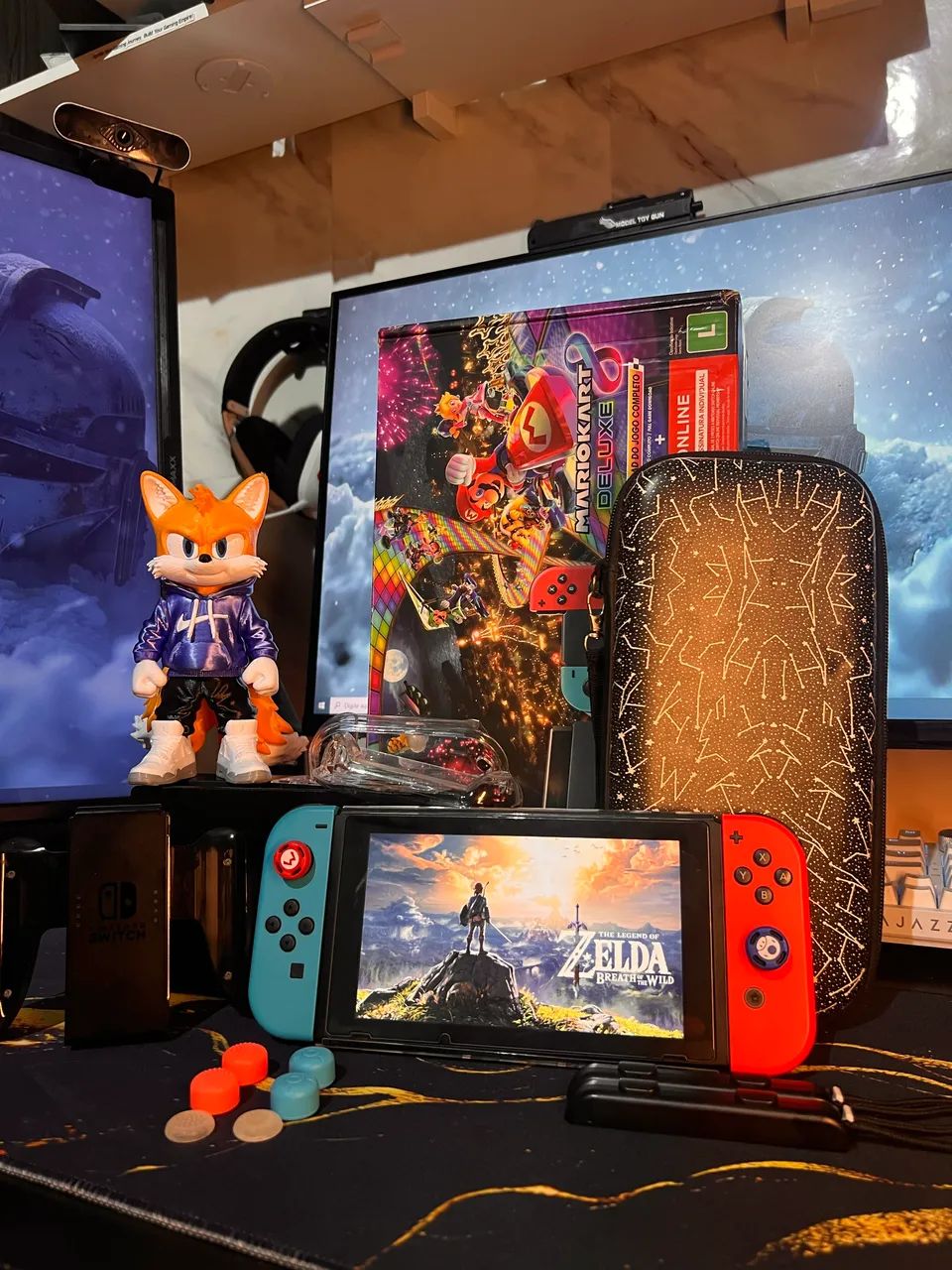 NINTENDO SWITCH V2 IMPECÁVEL ? | COMPLETO + CASE - Foto 3