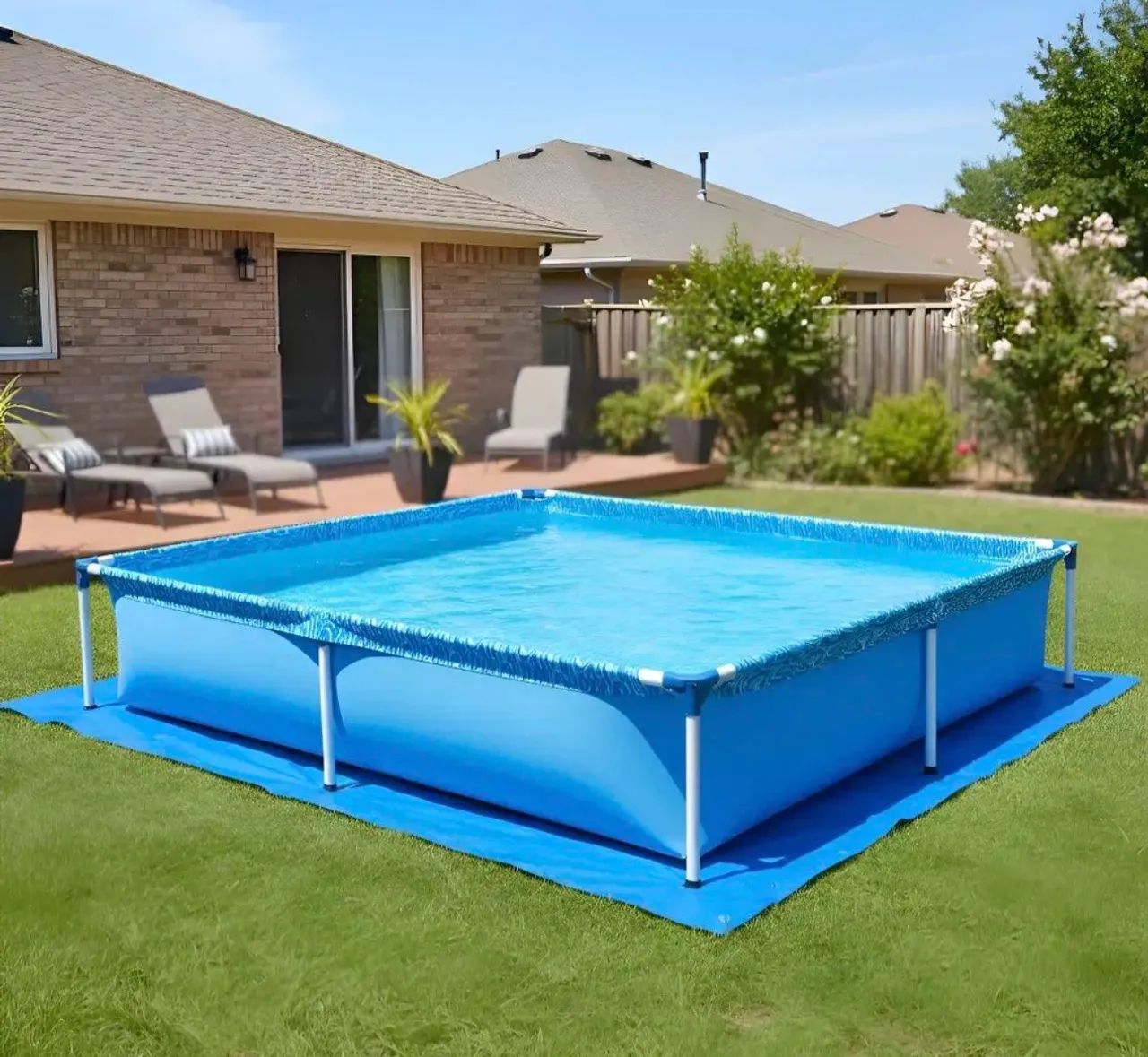 Piscina mor 1000 litros nova lacrada 