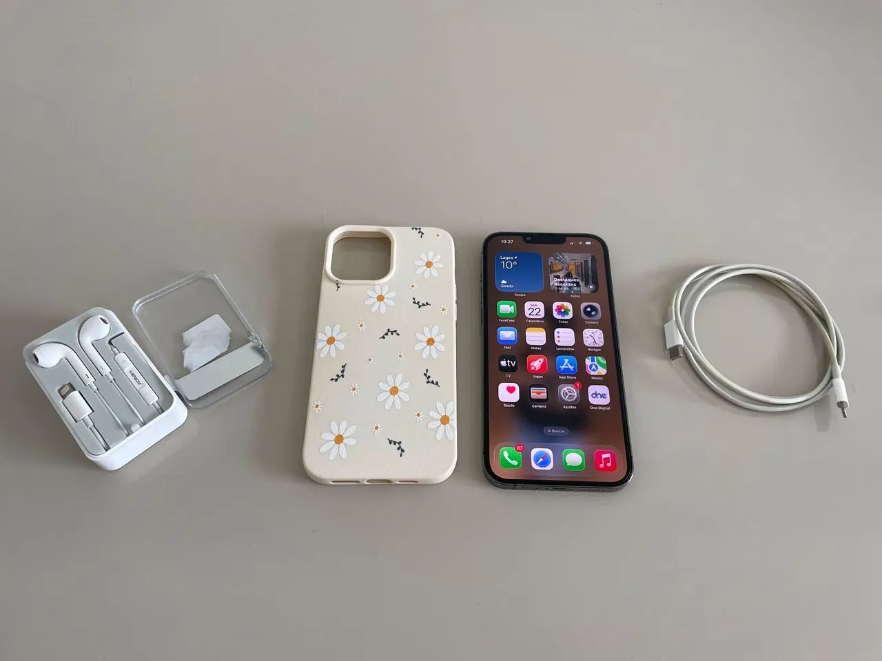 Iphone 13 Pro Max 256gb + fone de ouvido de brinde