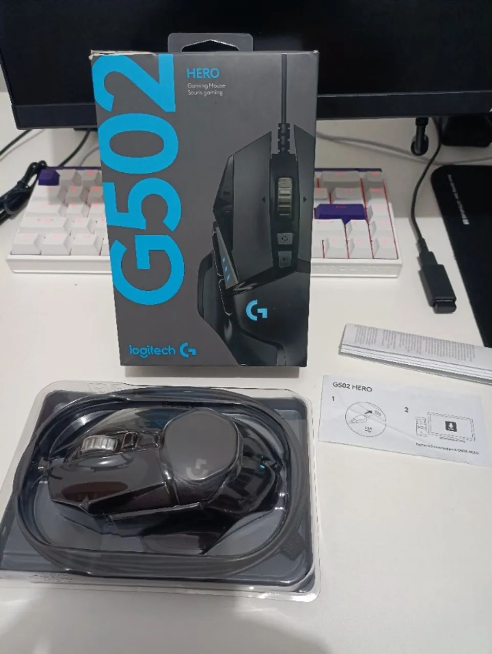 Logitech G502 hero com fio