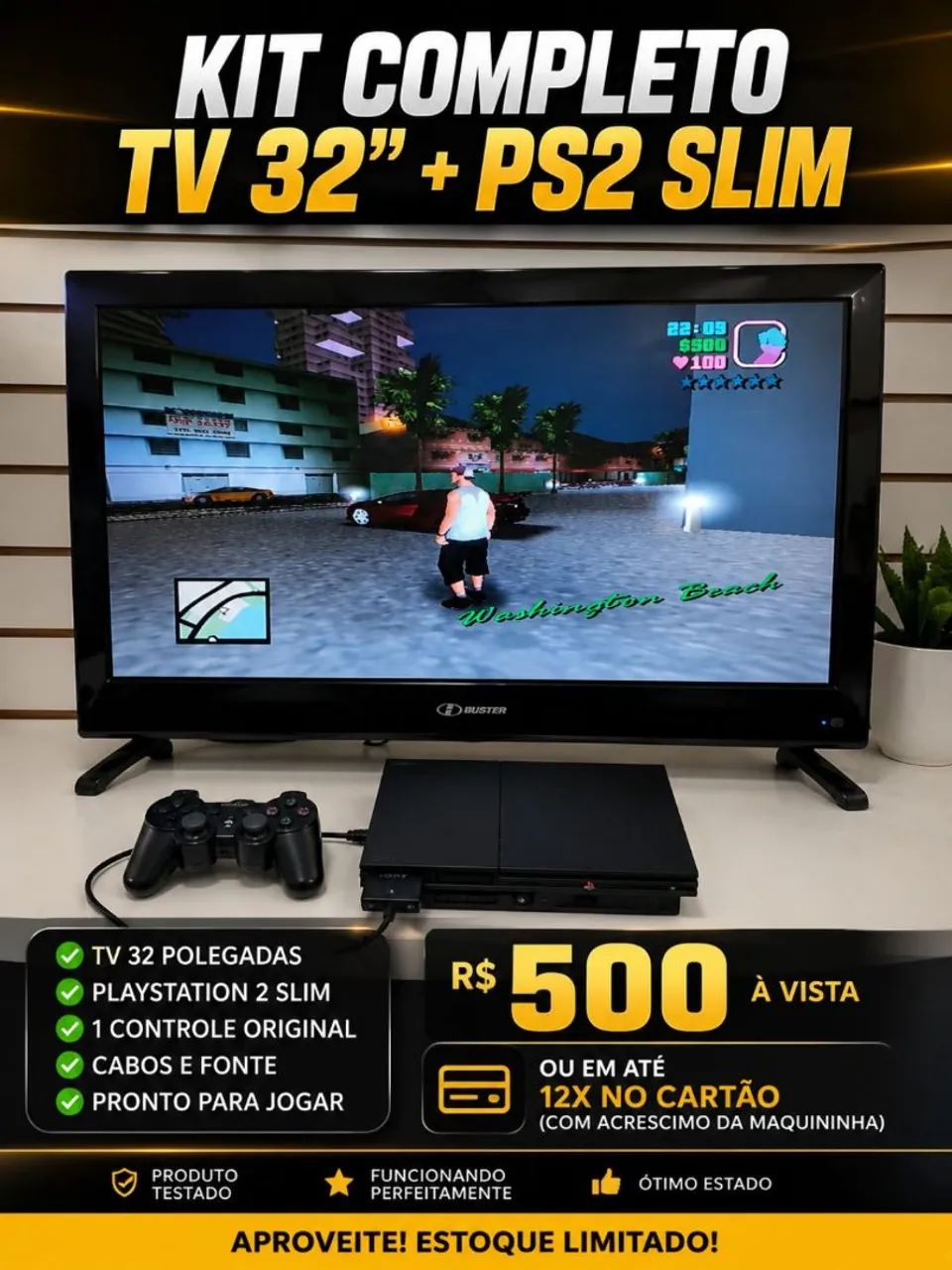Play 2 + TV 32