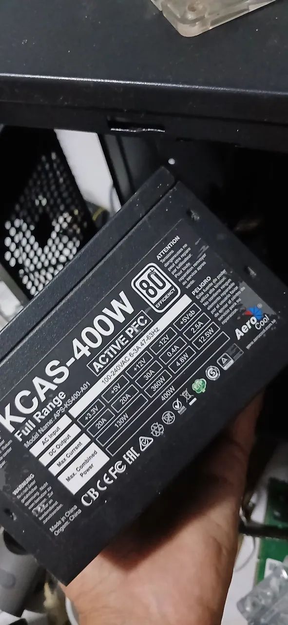 FONTE KCAS 400W 80PLUS