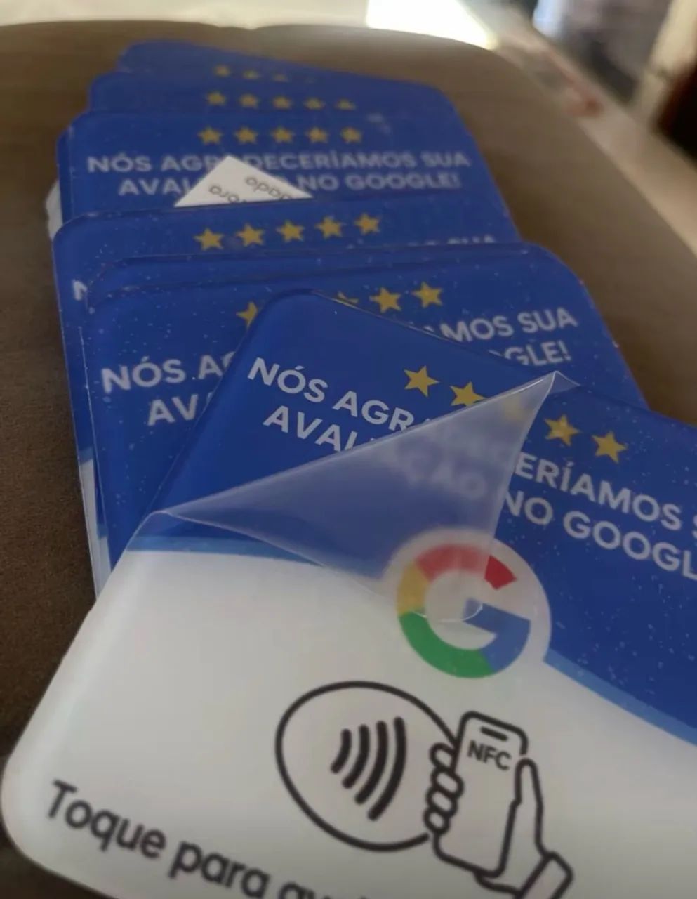 PLACAS DE AVALIAÇÃO NO GOOGLE NFC - Foto 3