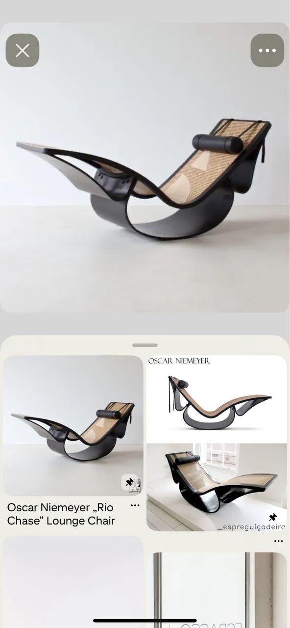 Poltrona CHAISE Longe Rio Oscar Niemeyer  - Foto 4
