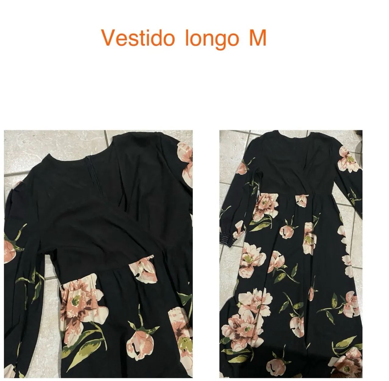 Vestido lindo clássico decote V 