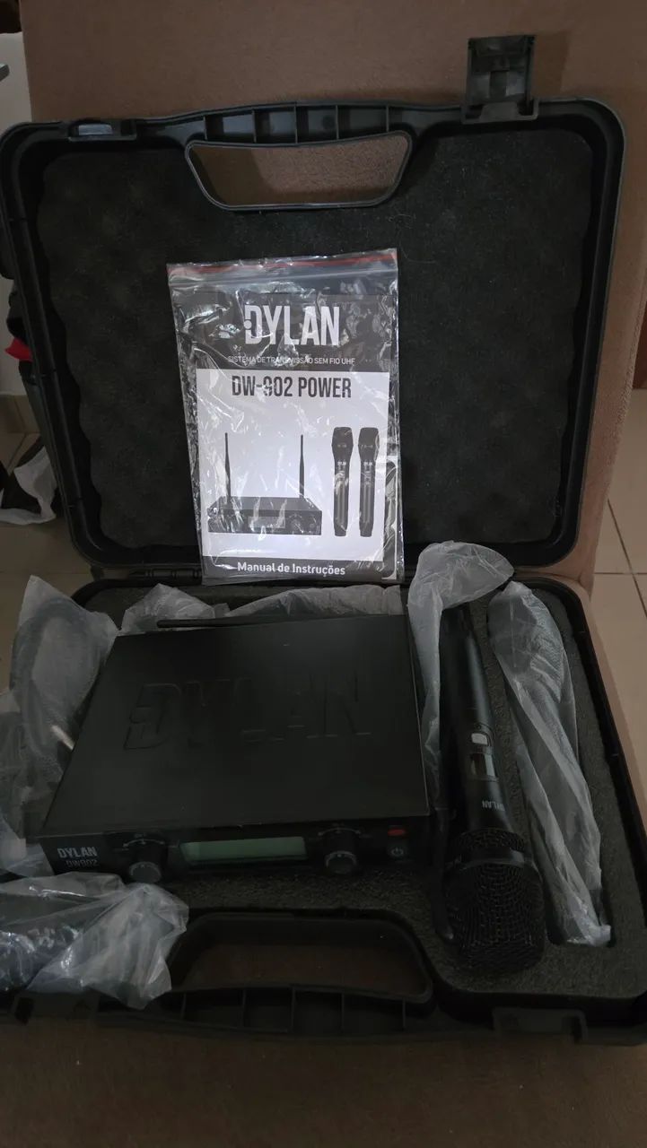 Microfone sem fio profissional Dylan Daw902  - Foto 3