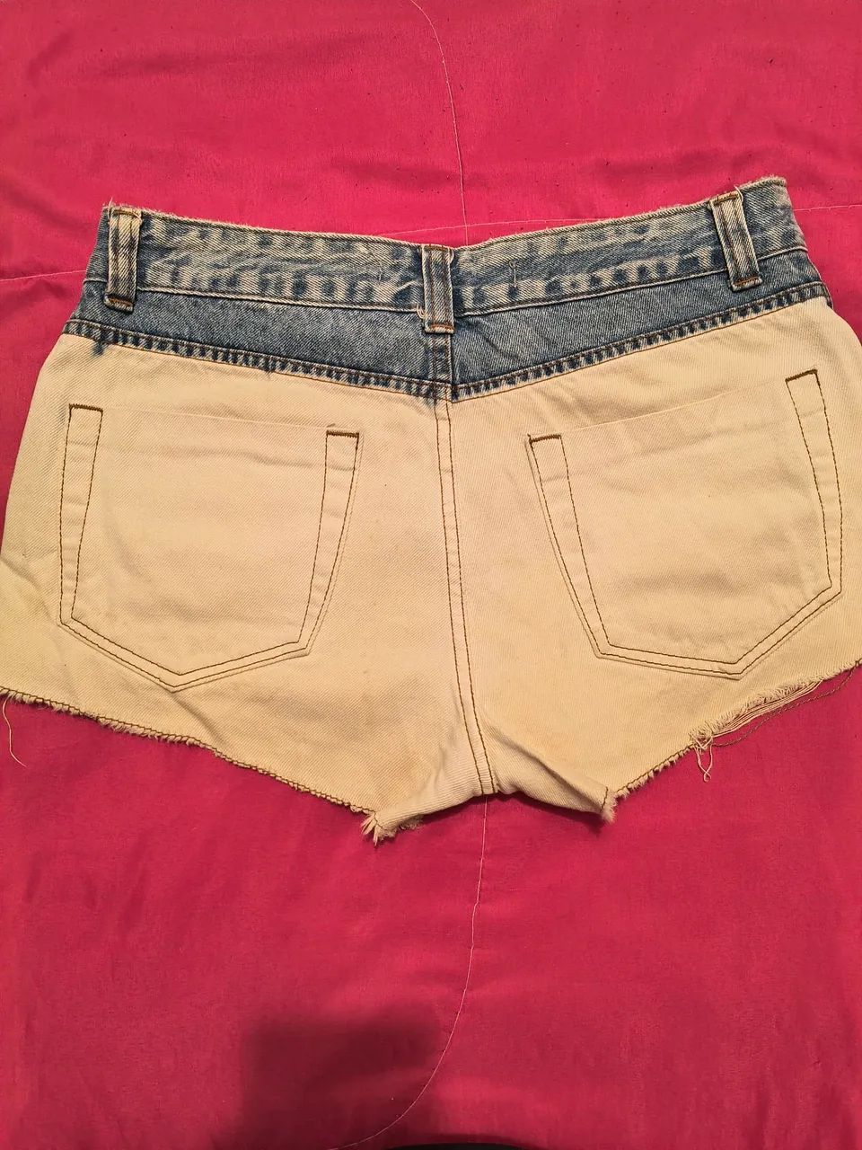 Short Jeans Bicolor Handbook Tam 38  - Foto 3