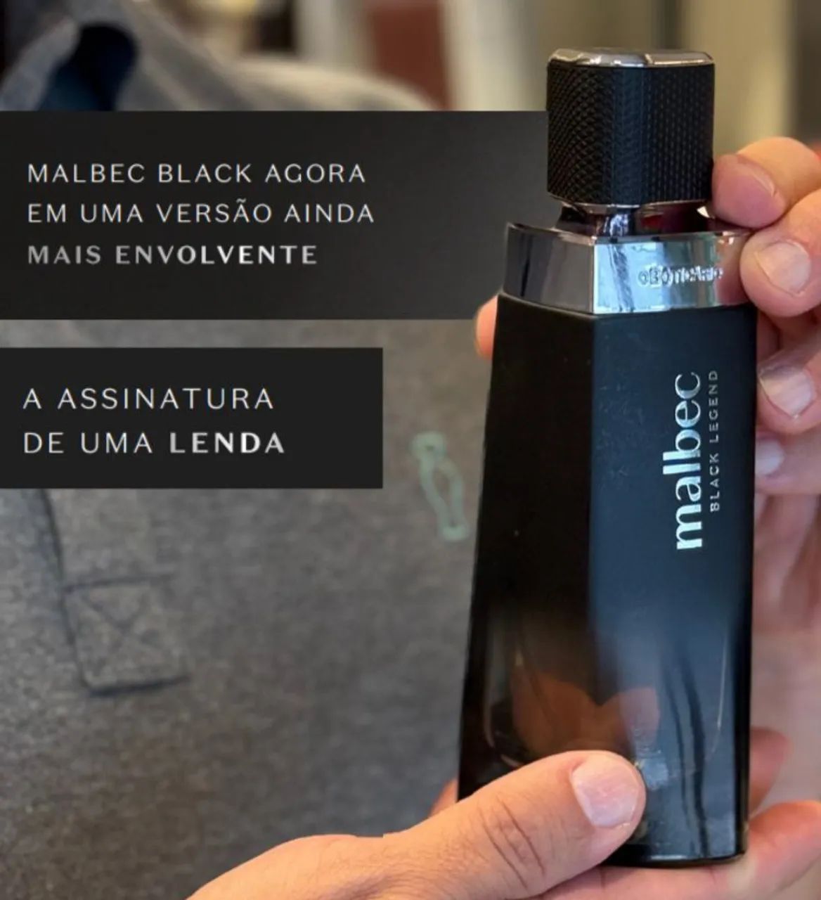 LANÇAMENTO MALBEC BLACK LEGEND 100ml