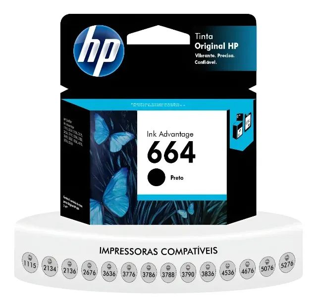 Cartucho HP 664 Preto  - Foto 4