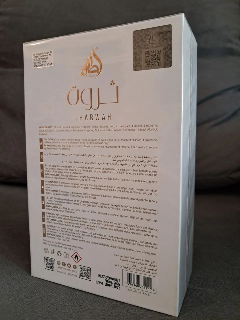 Perfume Tharwah Gold 100ml - Foto 3