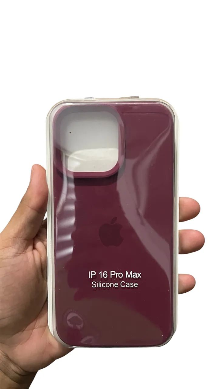Capinha silicone premium iPhone 16 pro max