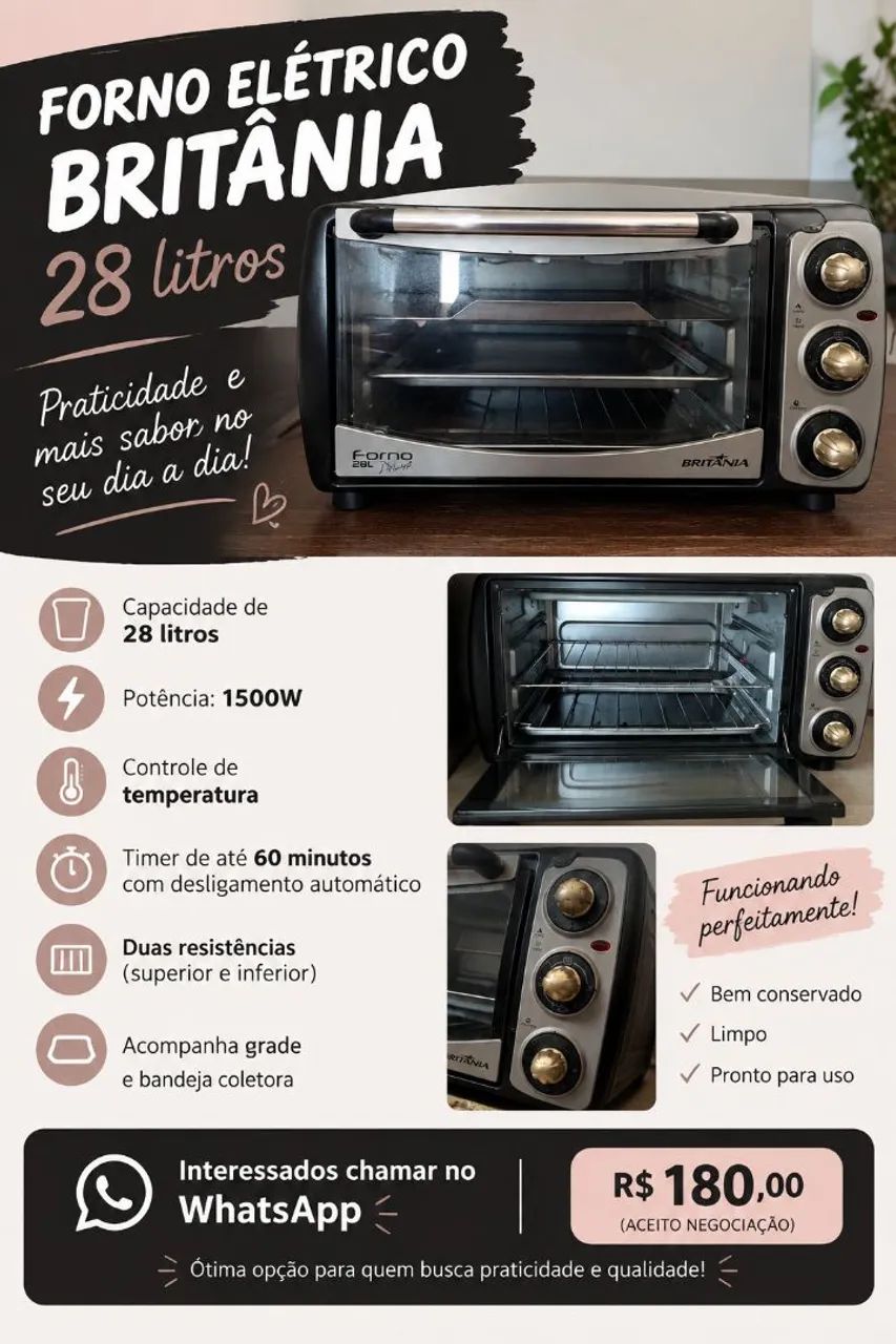 Forno elétrico - Foto 2