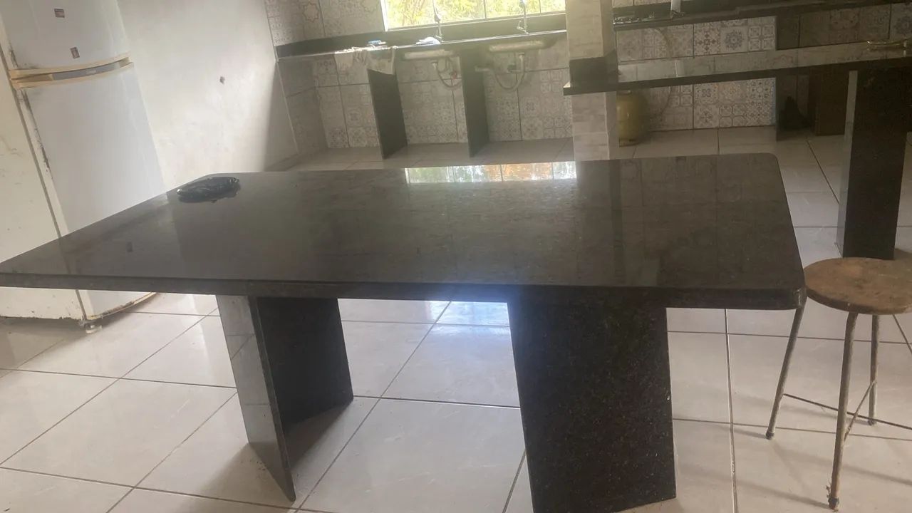 Mesa de granito 2 metros  - Foto 3
