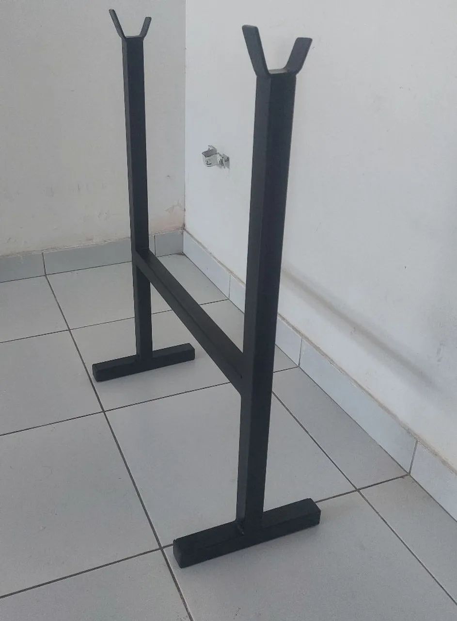 Suporte cavalete academia  para barra  - Foto 2
