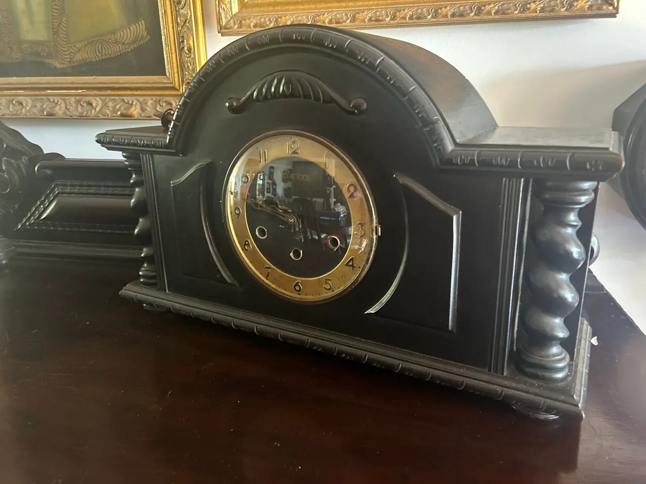 Lindo Relógio de mesa vedette carrilhão revisado funcionando perfeitamente  - Foto 2