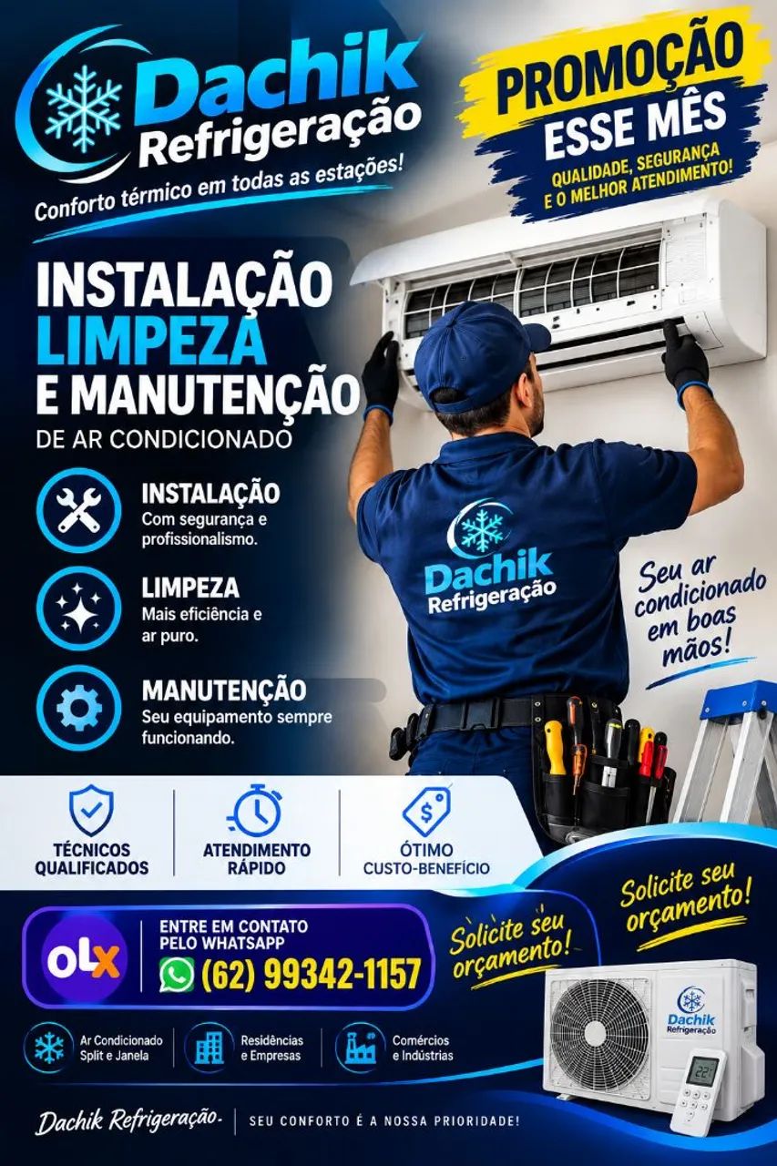 Instalação de ar condicionado 