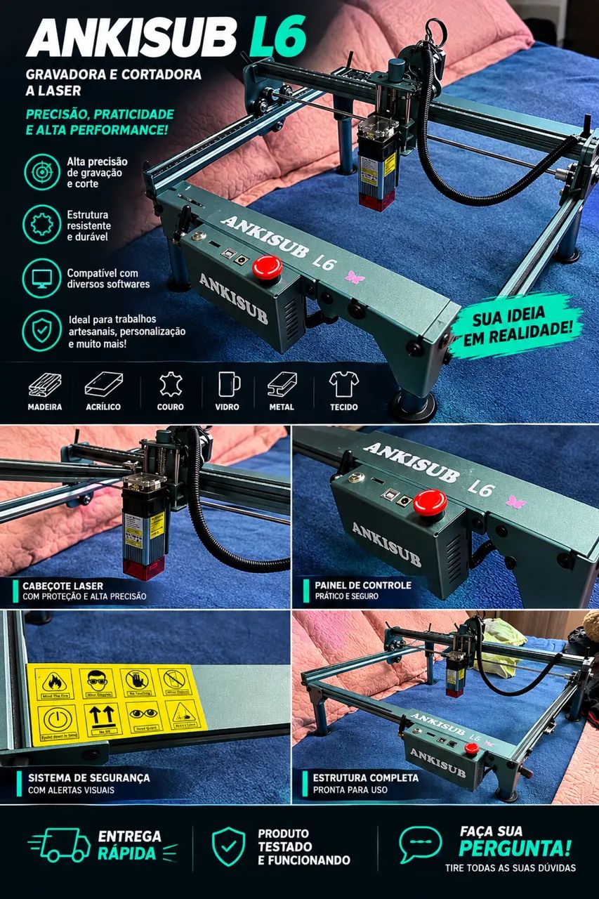 Gravadora lazer Ankisub L6