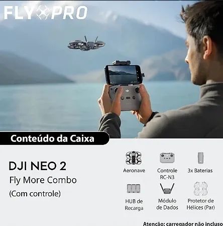 Drone Dji Neo 2 Fly More Combo Dji071 Cinza (sem Tela) - Foto 4