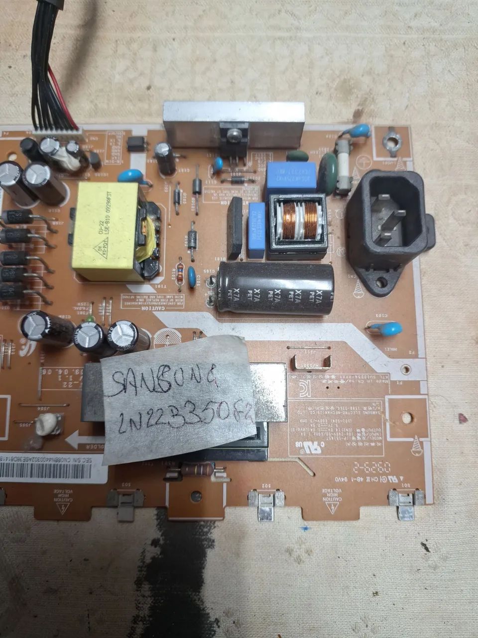 placa fonte samsung ln22b350f2 - Foto 3