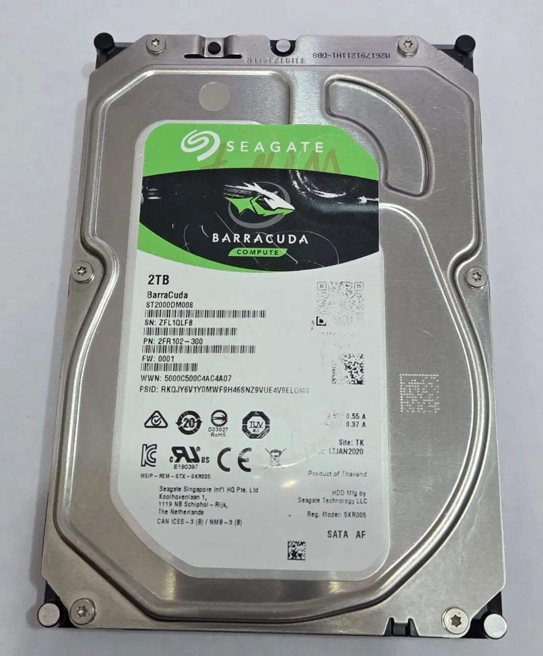 HD Seagate Barracuda 2TB para Desktop 