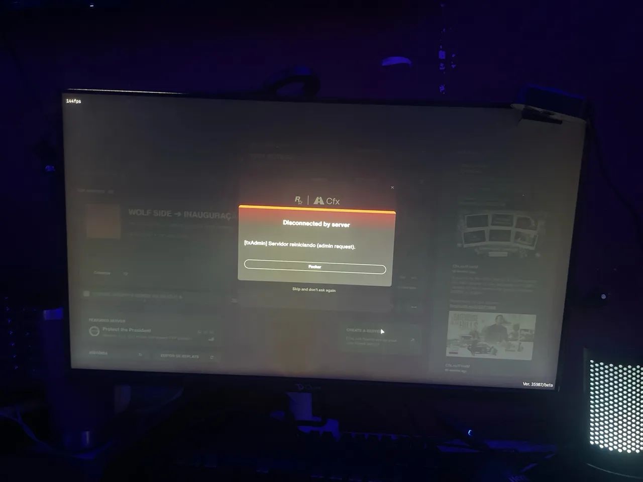 MONITOR 165HZ com braço articulado 