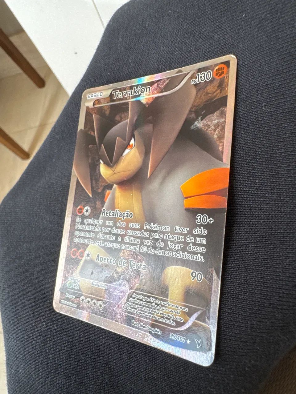Carta Pokémon Terrakion 99/101  - Foto 2