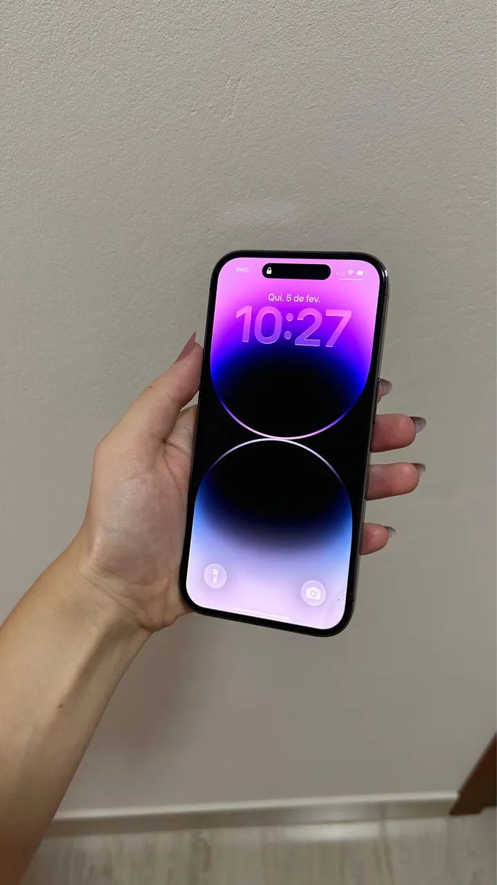 iPhone 14 Pro - 256 GB - Roxo  - Foto 3