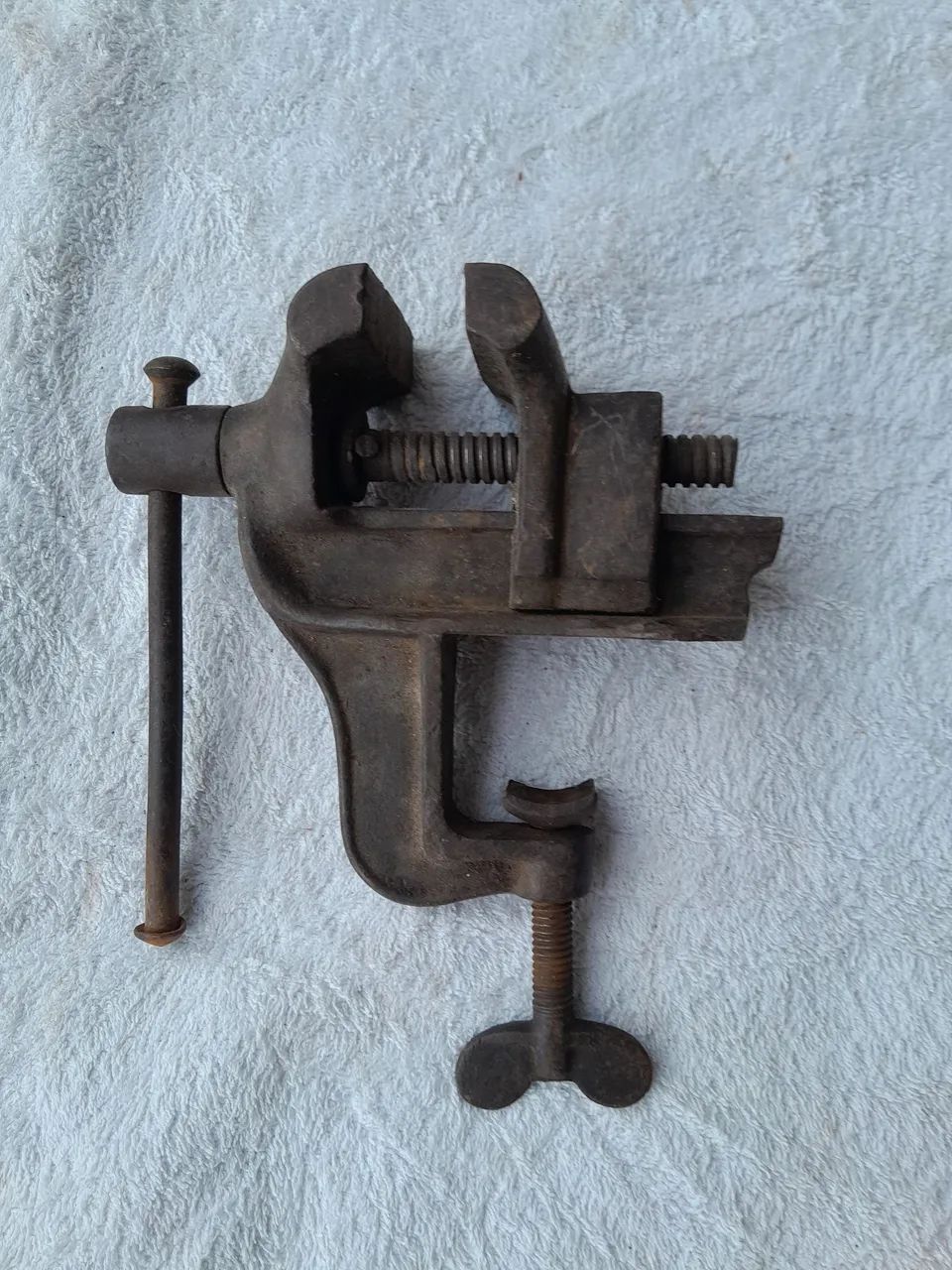 Morsa de bancada antiga  - Foto 3
