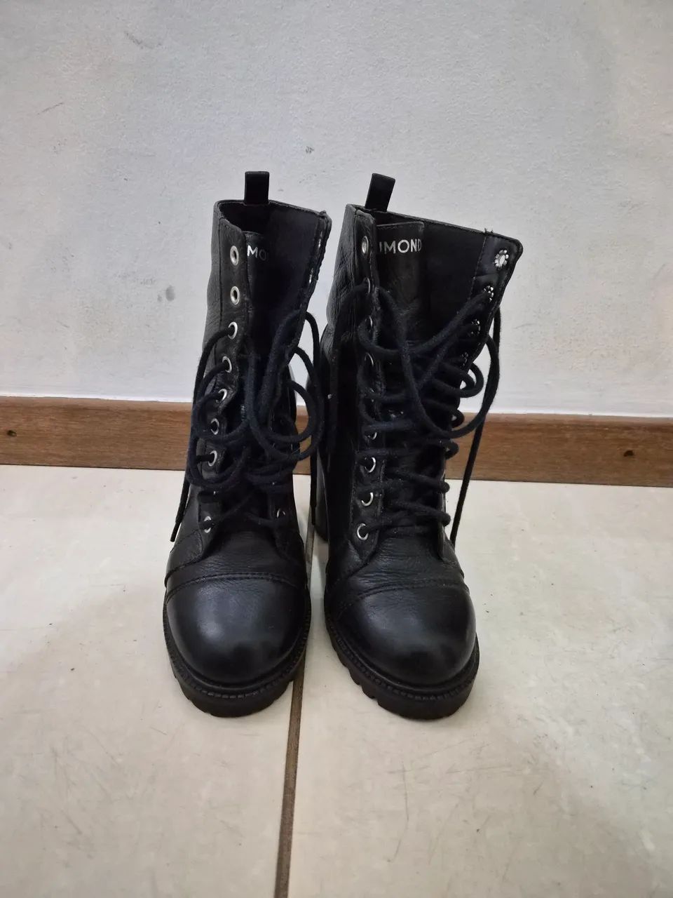 BOTA COTURNO COURO DUMOND - Foto 3