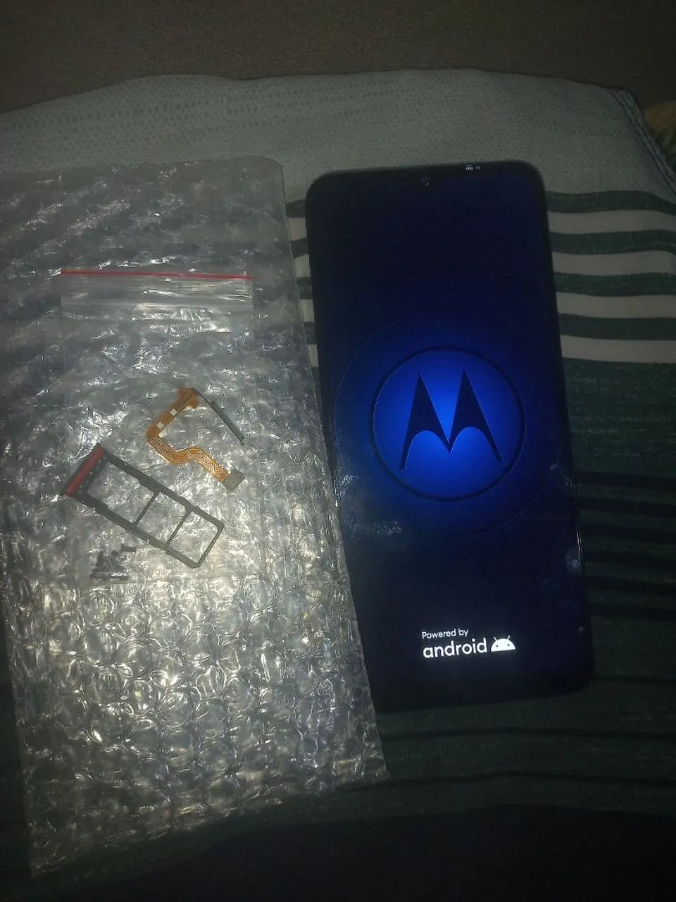 Moto E22 carcaça completa