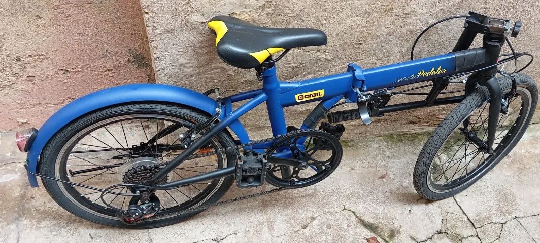 bicicleta dobravel shimano 7 marchas - Foto 4
