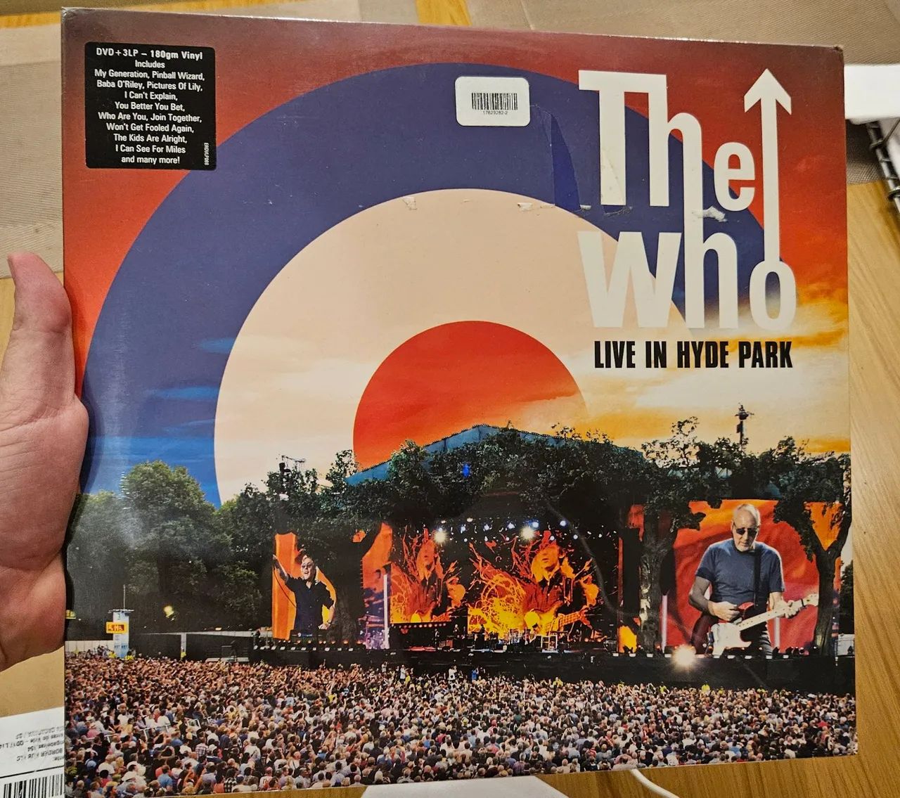 Vinil The Who - Live Hyde Park (triplo 180g) + DVD