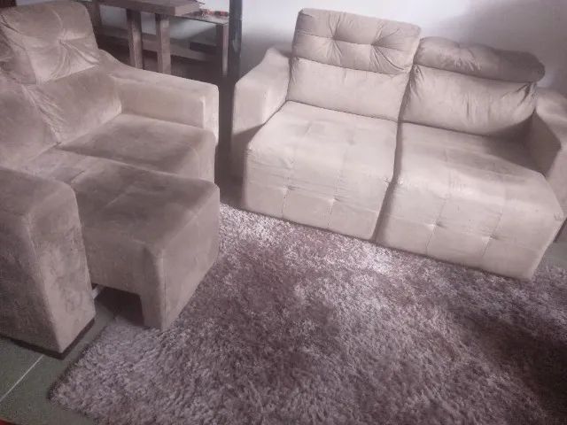 SOFÁ RECLINÁVEL E RETRÁTIL HERVAL