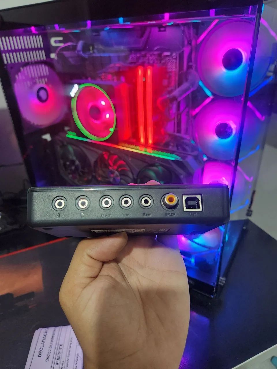 Placa de Som Externa ASUS Xonar U5 5.1 - Foto 5