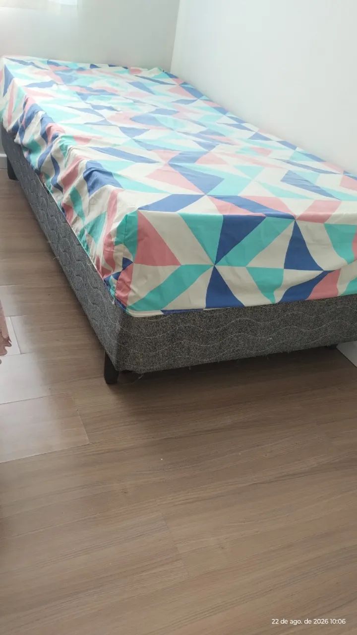 Cama box solteiro 