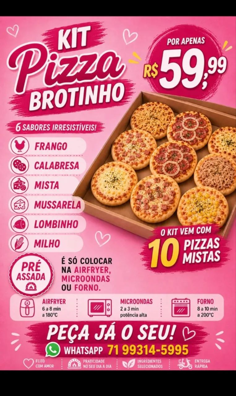 Pizza brotinho  - Foto 5