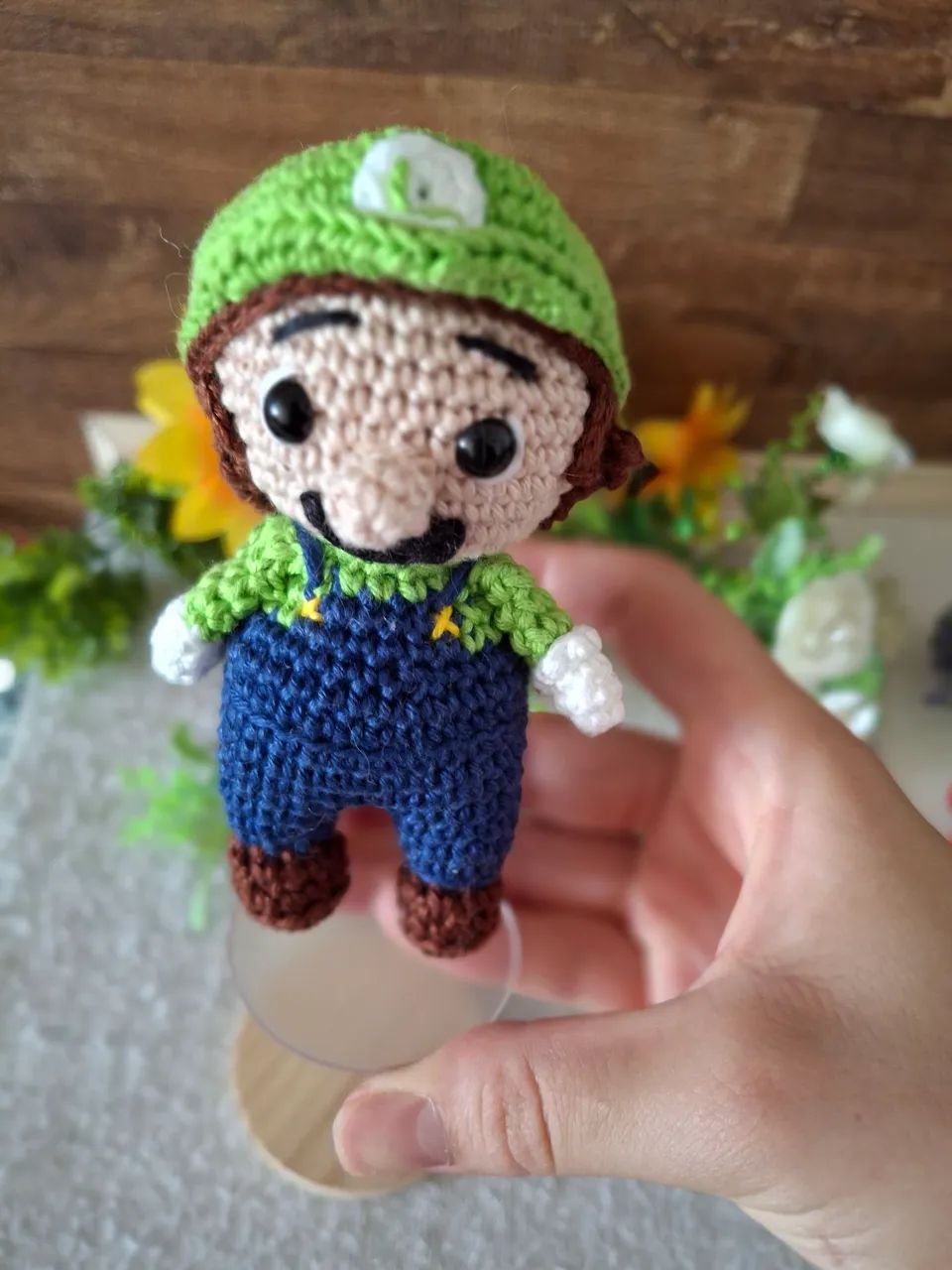 Luigi Amigurumi - Super Mario Bros - Foto 3