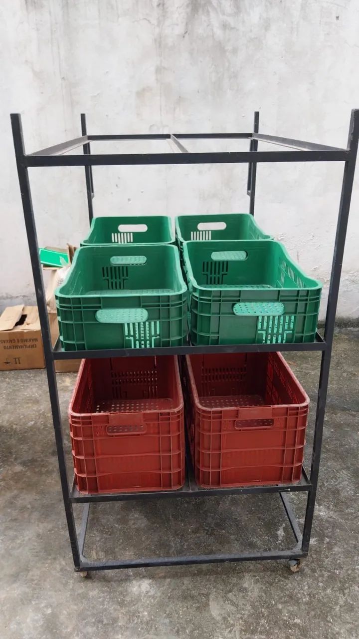 Estante para hortifruti com 8 caixotes  - Foto 3