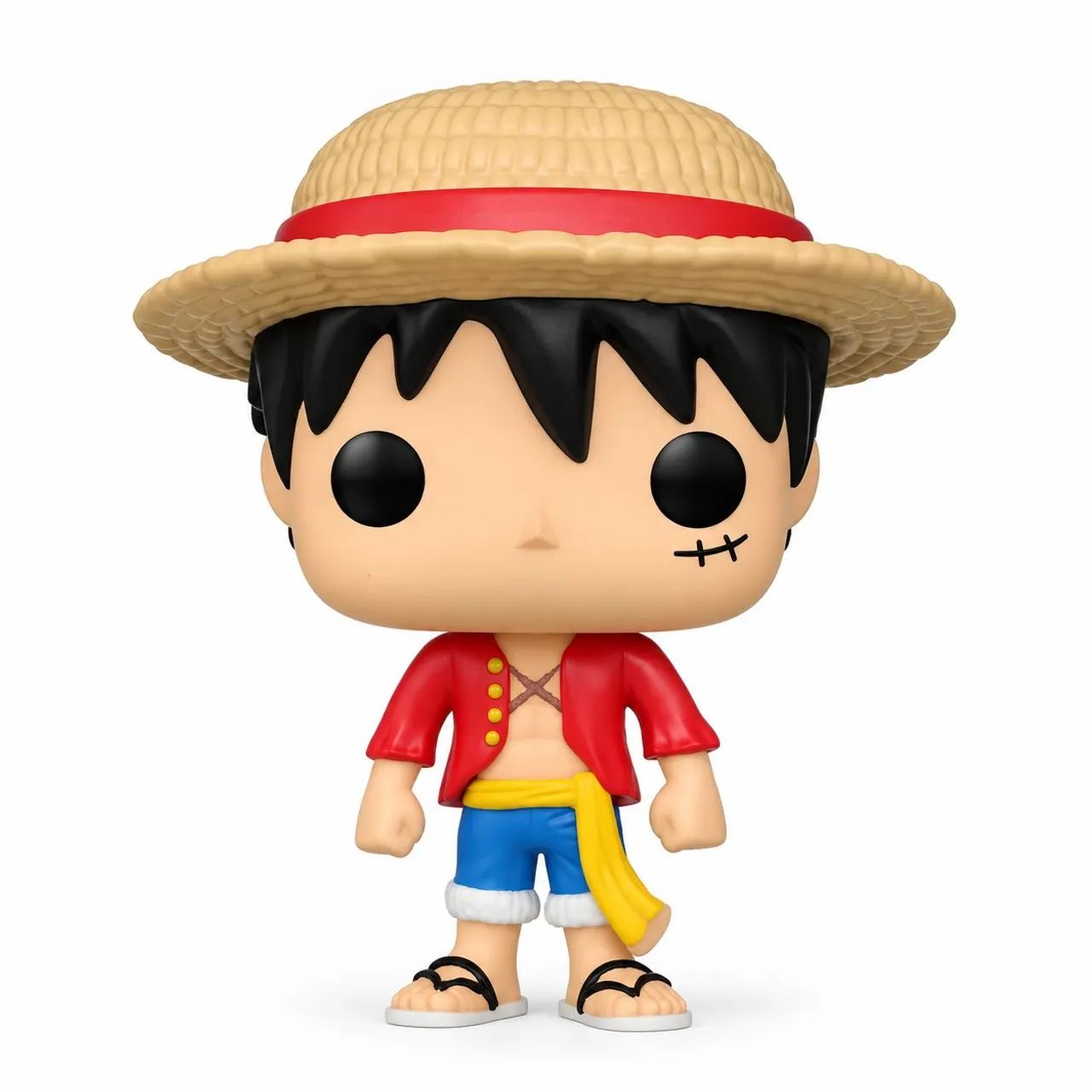 Boneco Luffy One Piece Estilo Pop Importado + Chaveiro - Foto 3