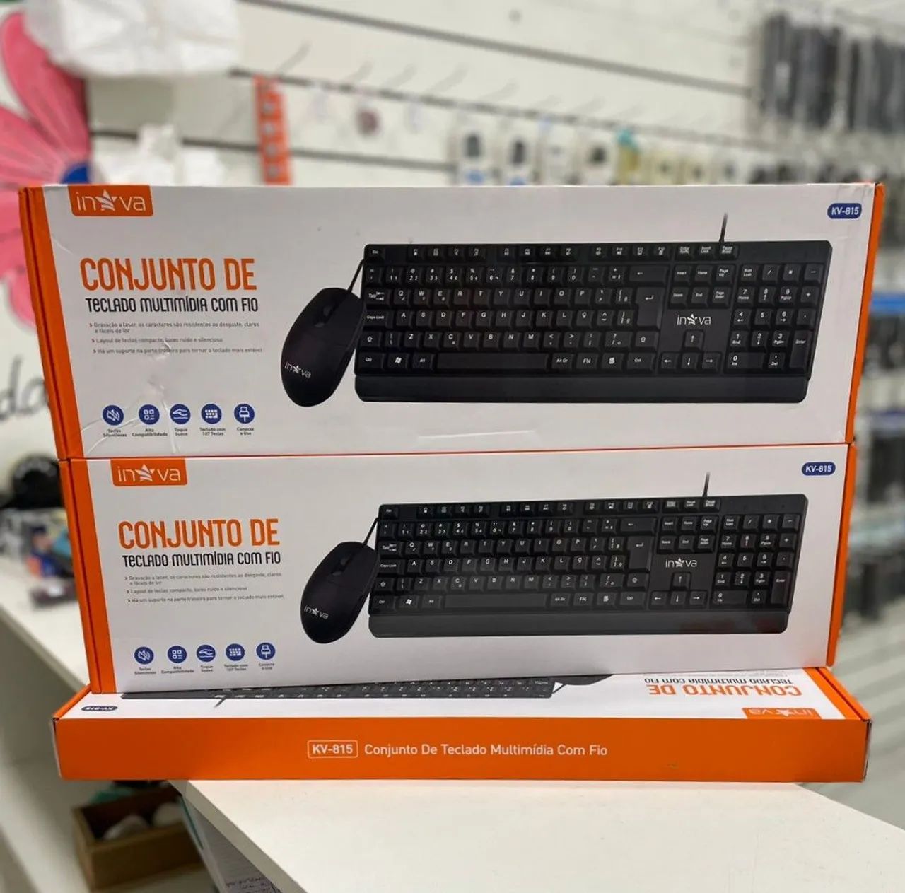 Teclado e mouse (fazemos entregas)