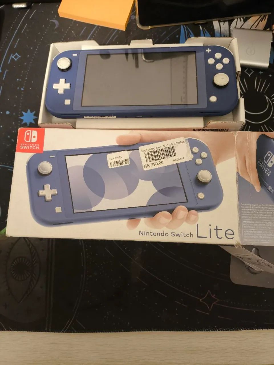 Nintendo switch lite na caixa 