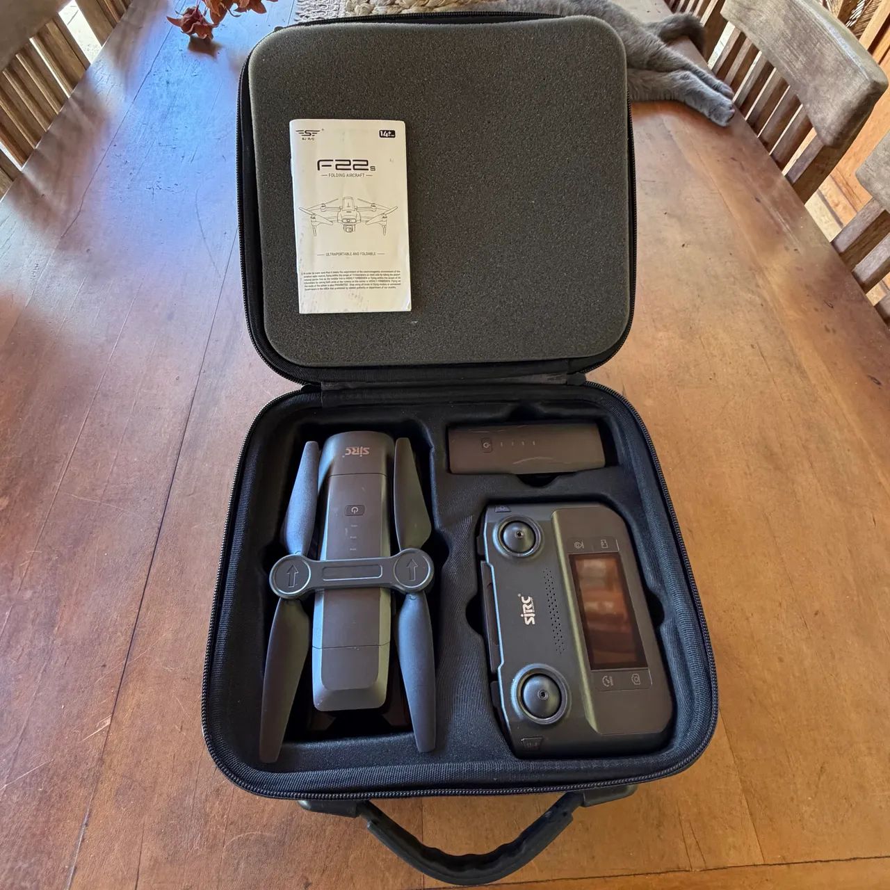Drone Sjrc F22s 4k Pro Gps 2bat (sensor) 3km +case+proteção (Usado) HOMOLOGADO ANATEL! - Foto 3