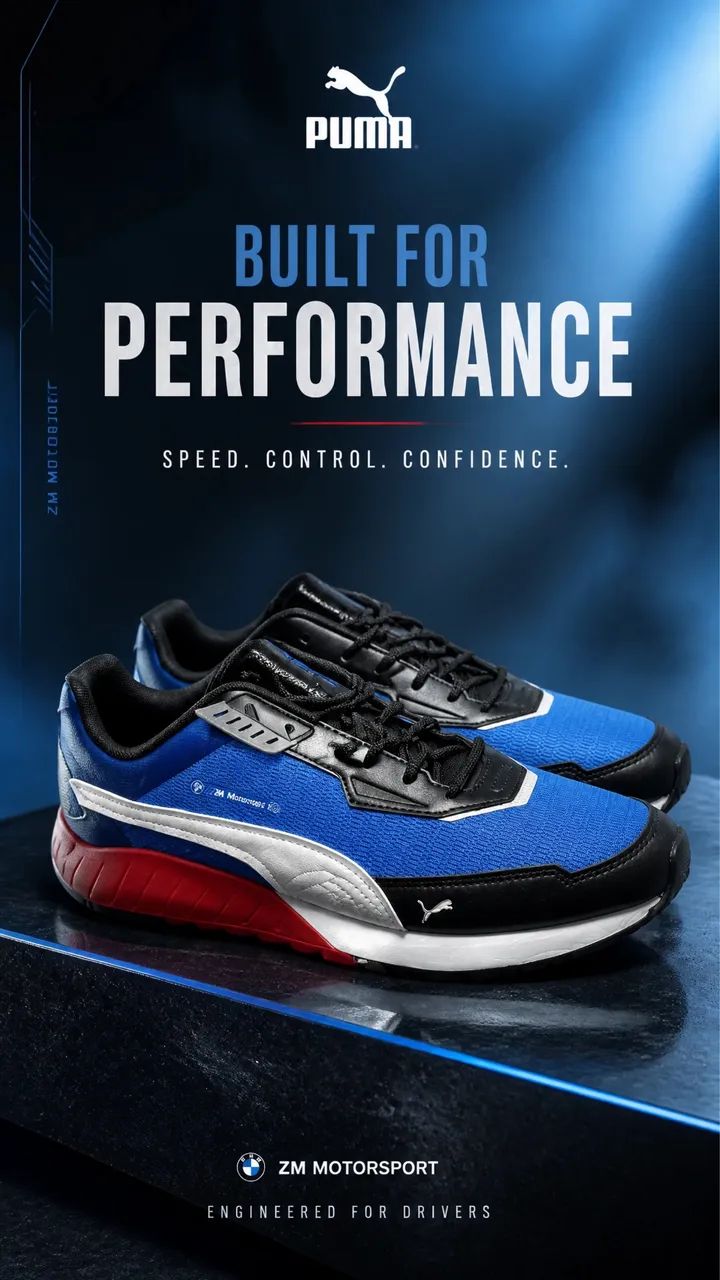 Tênis da BMW vs PUMA