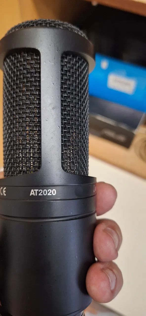 Microfone - Audio-Technica AT2020 com compatibilidade P48 - Foto 3
